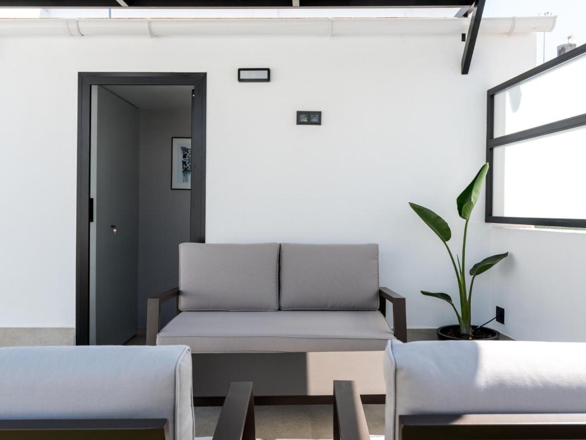 Pj Terraza Privada Banera Exterior Junto Catedral Apartment Seville Luaran gambar