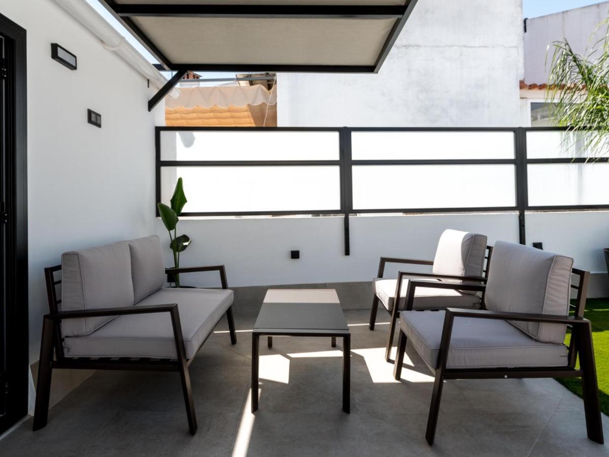 Pj Terraza Privada Banera Exterior Junto Catedral Apartment Seville Luaran gambar