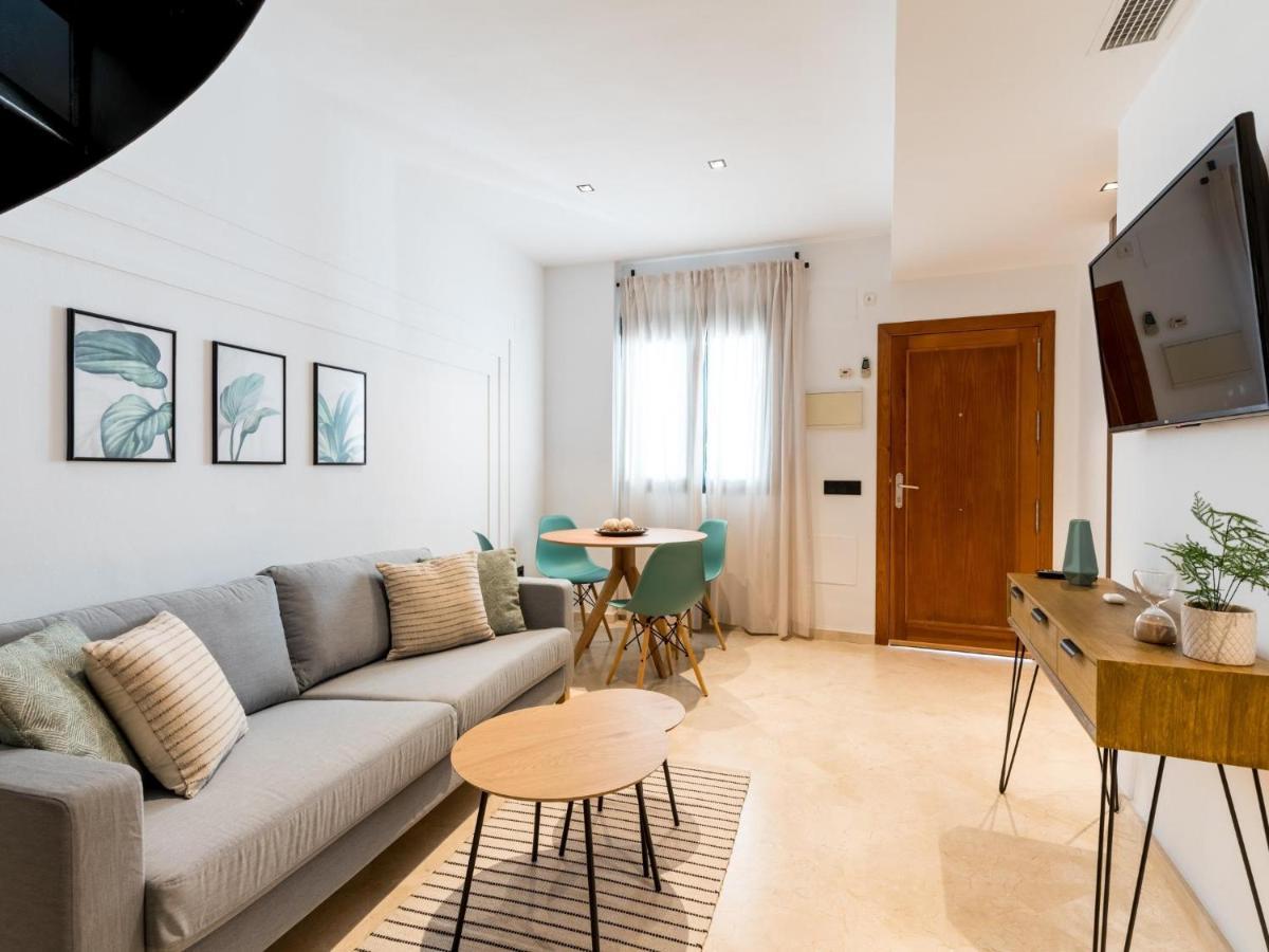 Pj Terraza Privada Banera Exterior Junto Catedral Apartment Seville Luaran gambar